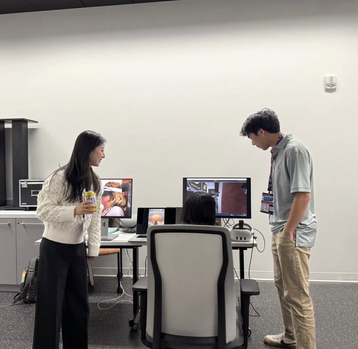 Christine Jung demoing VR