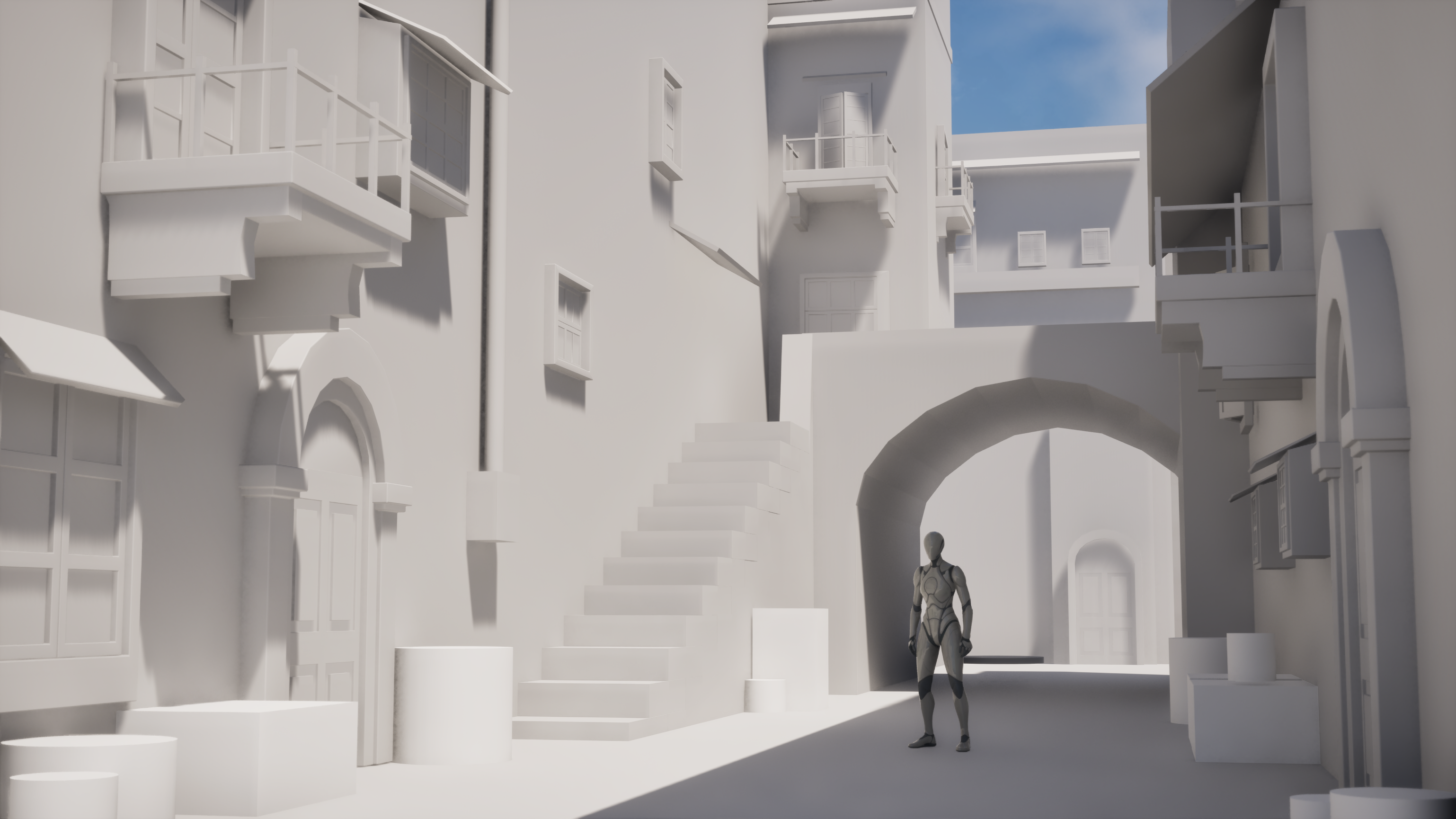 Scene blockout stage