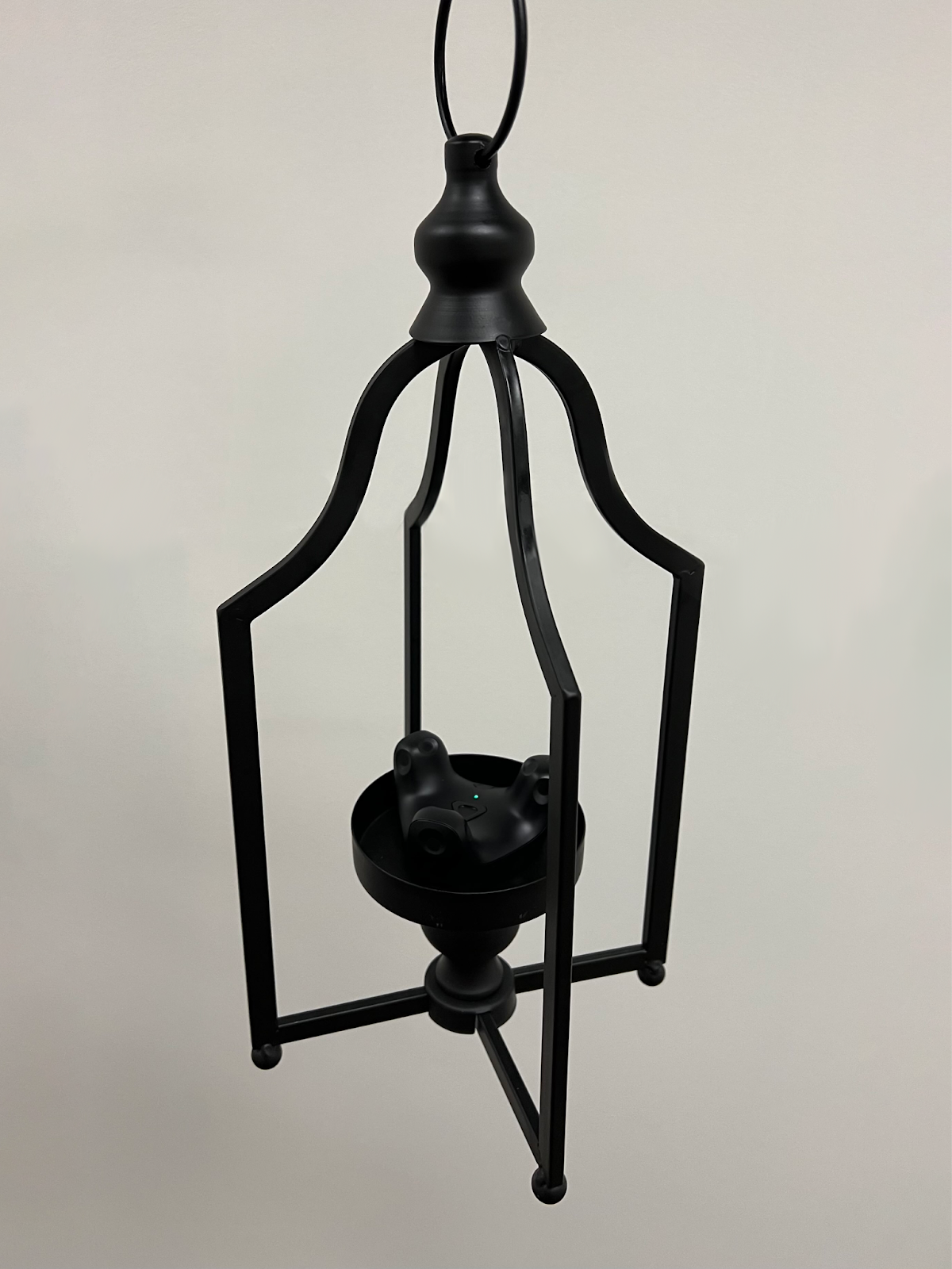 Physical lantern prop with Vive tracker mounted