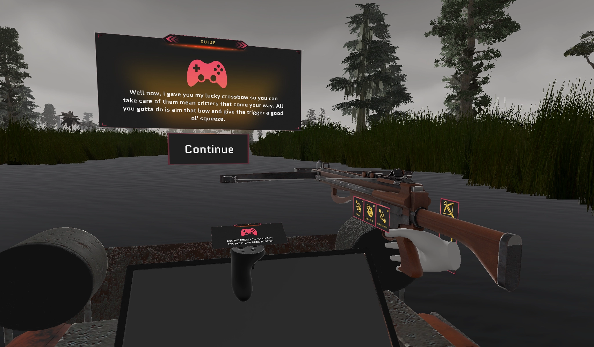 Swampocalypse VR — motion-simulated VR experience